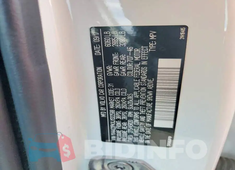 YV4A22PKXJ1322588 Photo# 13