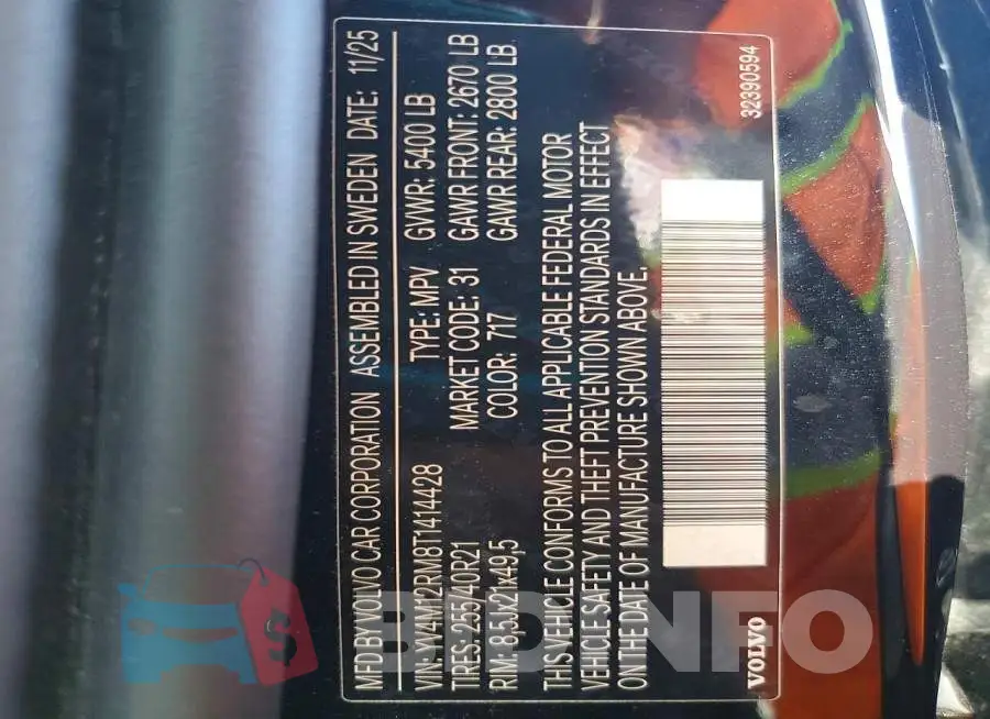 YV4M12RM8T1414428 Photo# 13