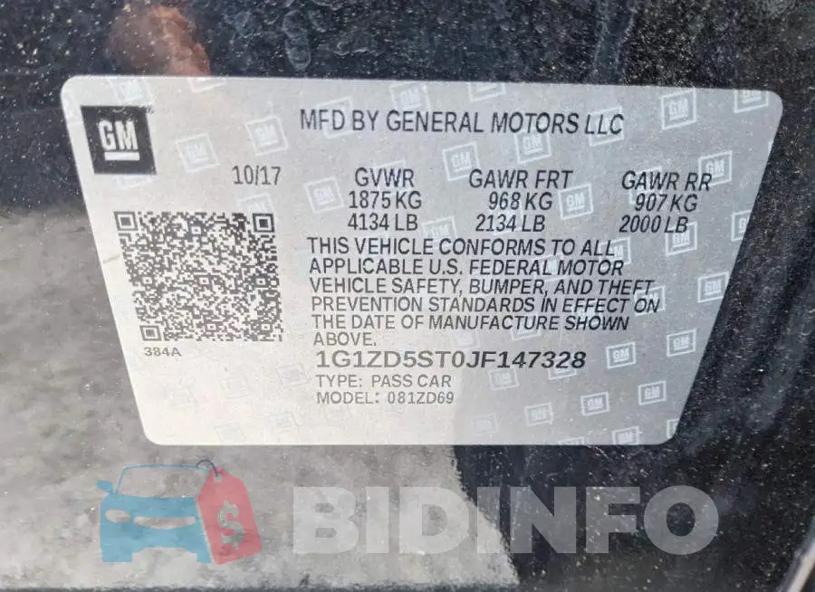1G1ZD5ST0JF147328 Photo# 12