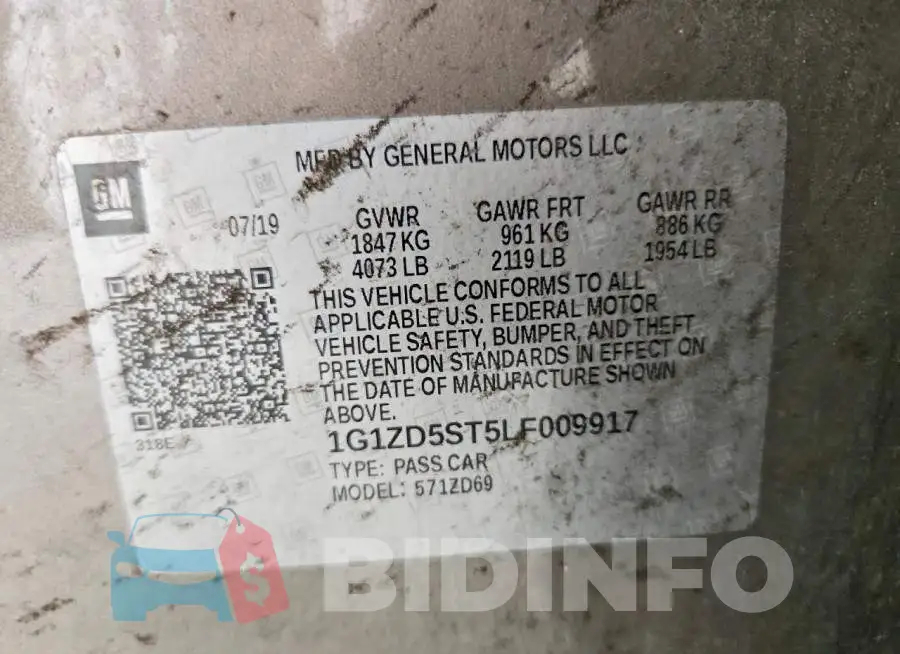 1G1ZD5ST5LF009917 Photo# 12