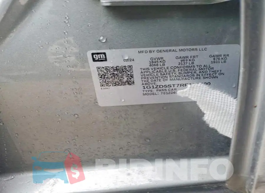 1G1ZD5ST7RF177700 Photo# 12