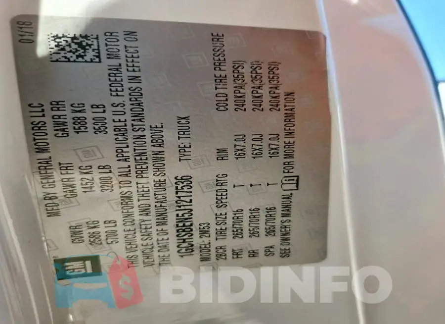 1GCHSBEN5J1217536 Photo# 12
