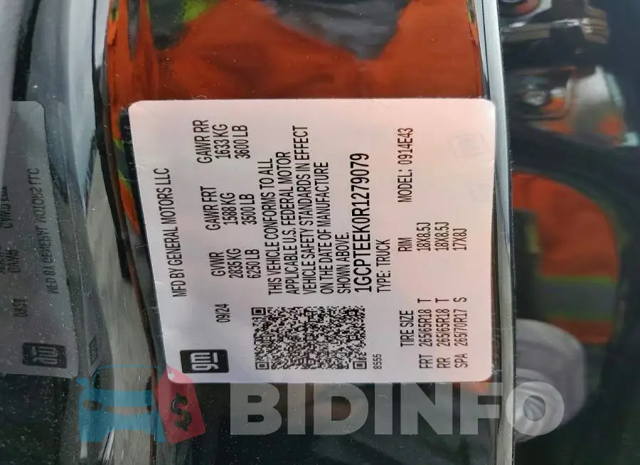 1GCPTEEK0R1279079 Photo# 13