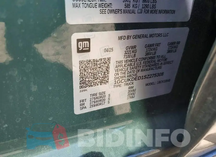 1GCUKDED1SZ275308 Photo# 12
