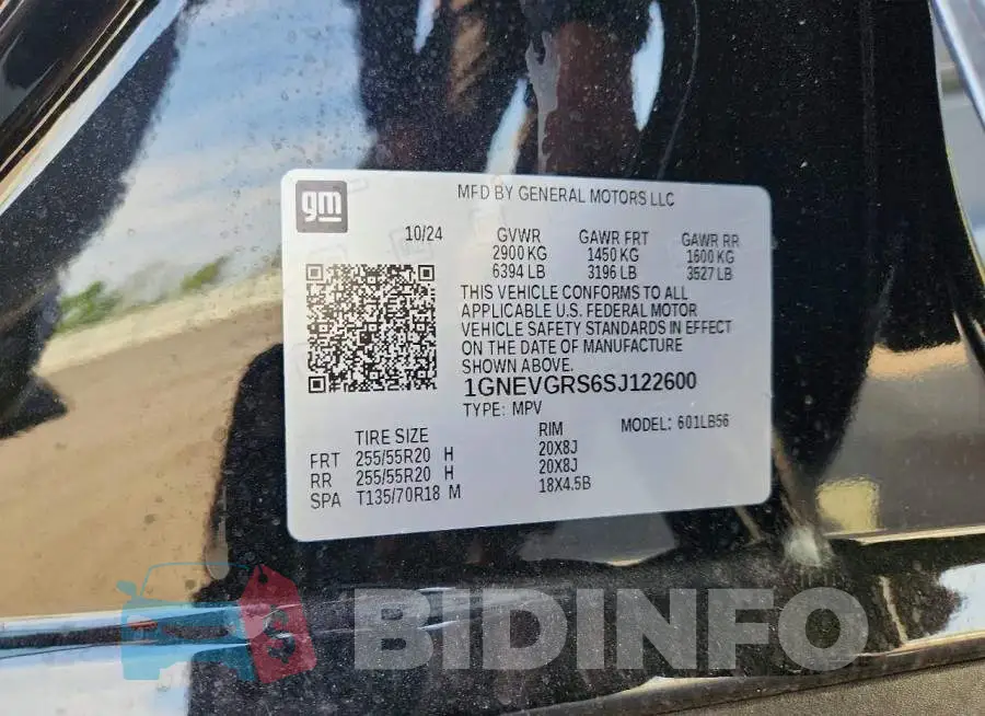 1GNEVGRS6SJ122600 Photo# 14