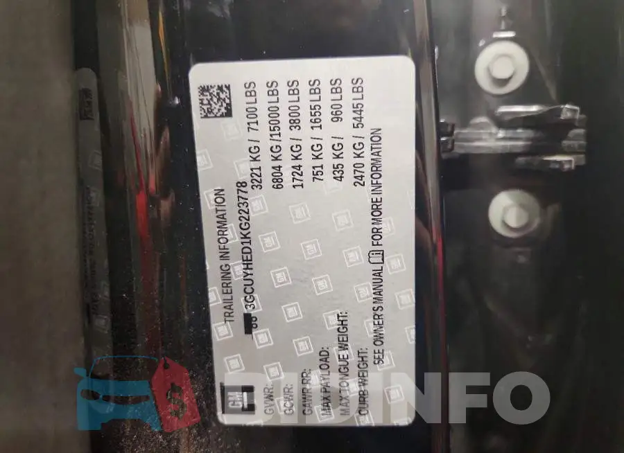 3GCUYHED1KG223778 Photo# 12