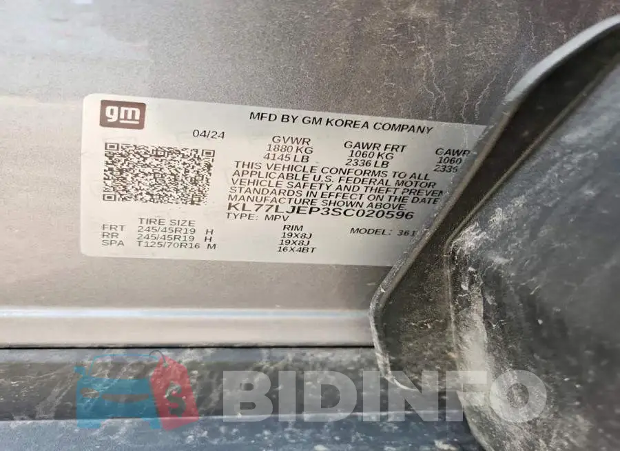 KL77LJEP3SC020596 Photo# 13