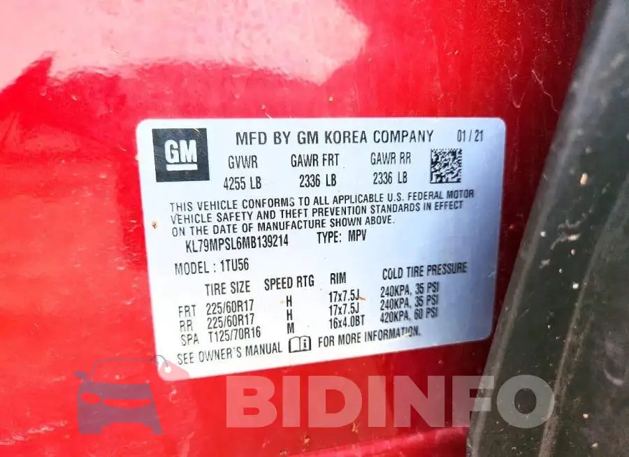 KL79MPSL6MB139214 Photo# 13