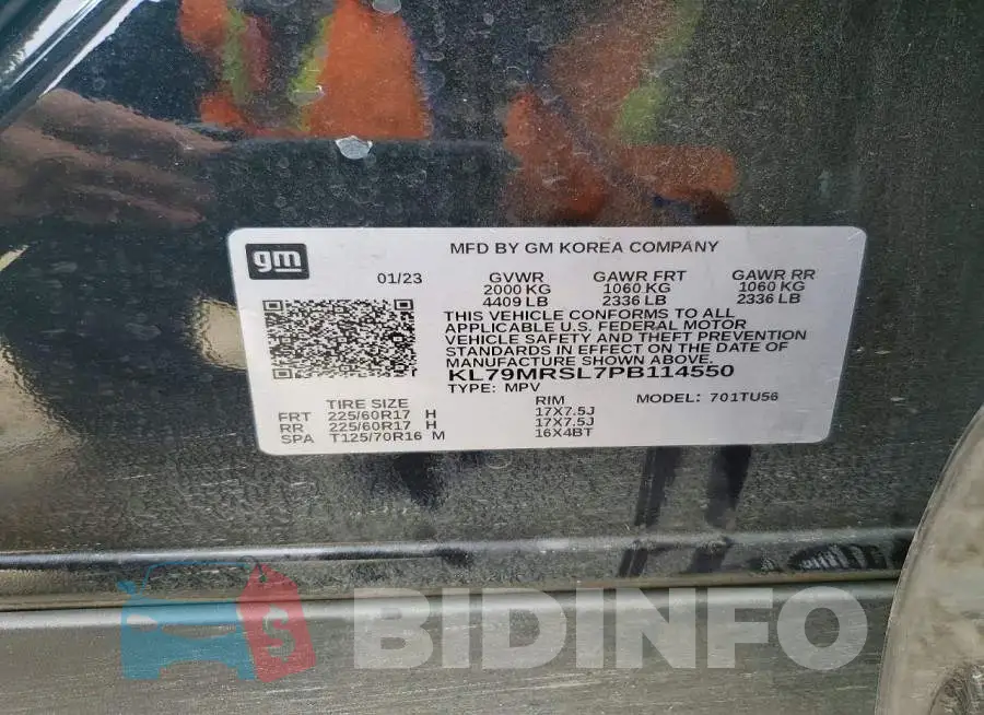 KL79MRSL7PB114550 Photo# 13
