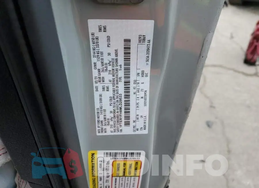 1FTER1FH8MLD29533 Photo# 12