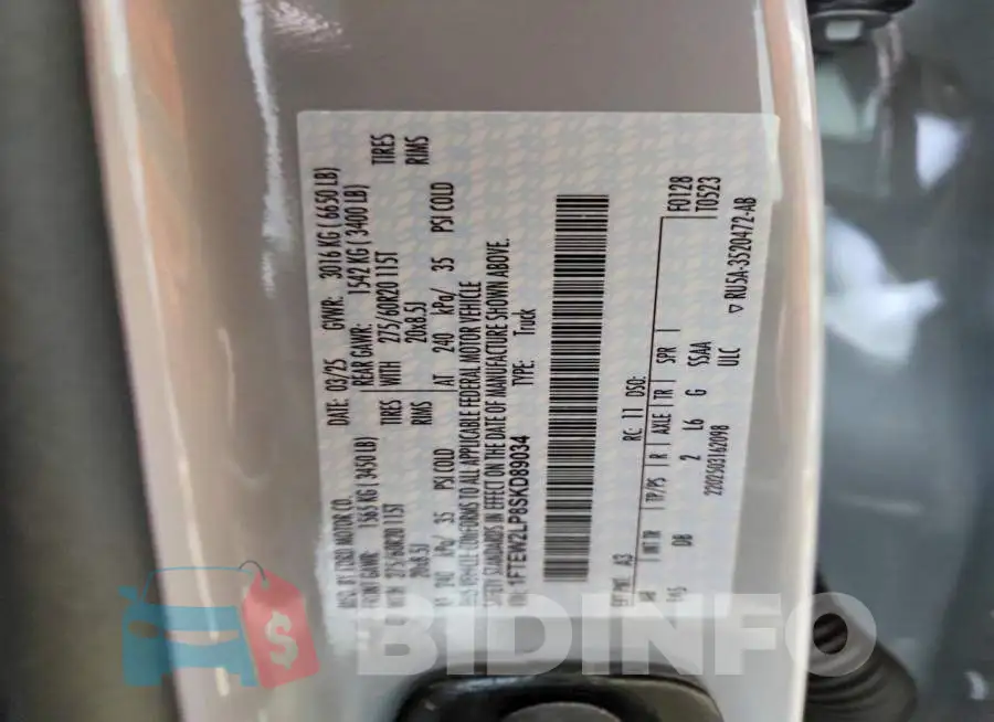 1FTEW2LP8SKD89034 Photo# 13