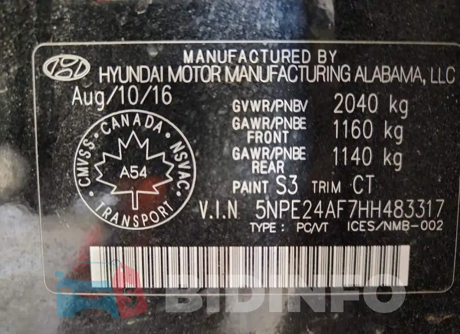 5NPE24AF7HH483317 Photo# 12