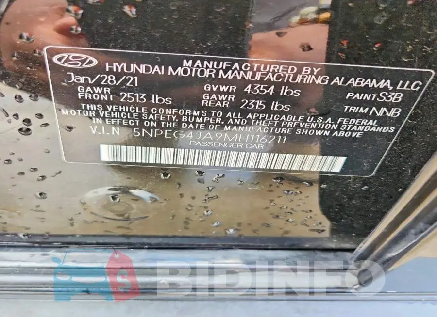 5NPEG4JA9MH116211 Photo# 12
