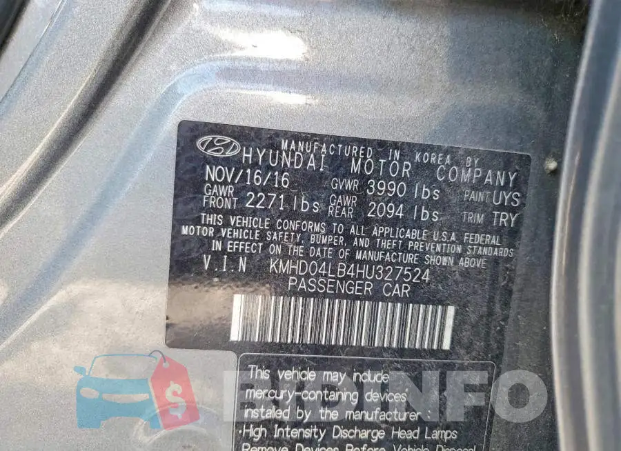 KMHD04LB4HU327524 Photo# 12