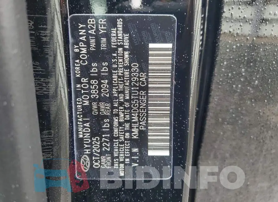 KMHLM4DG5TU129330 Photo# 12