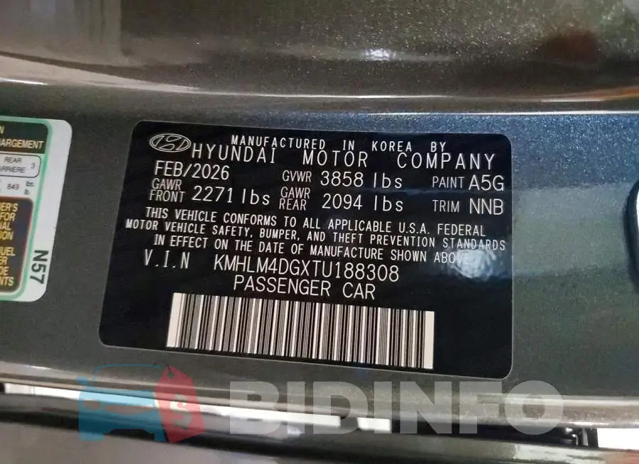 KMHLM4DGXTU188308 Photo# 12