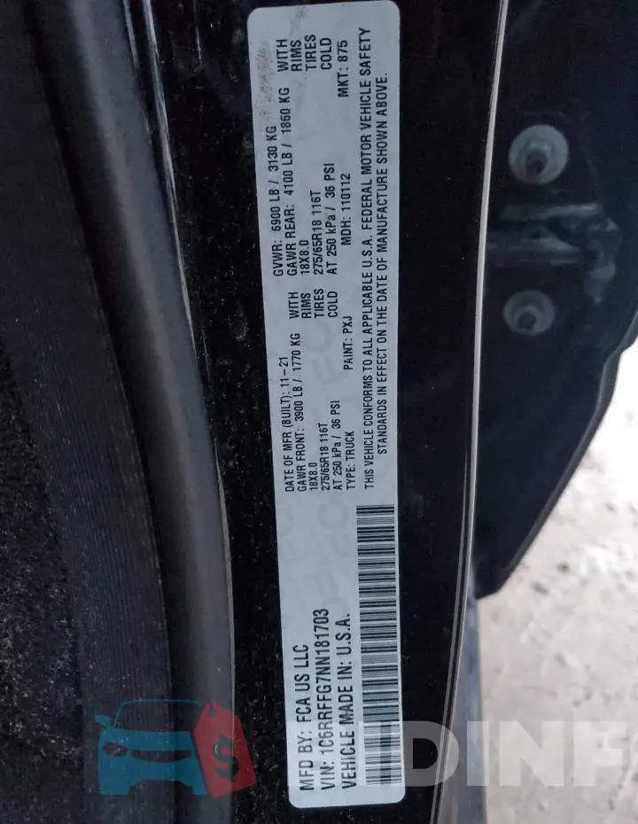 1C6RRFFG7NN181703 Photo# 12