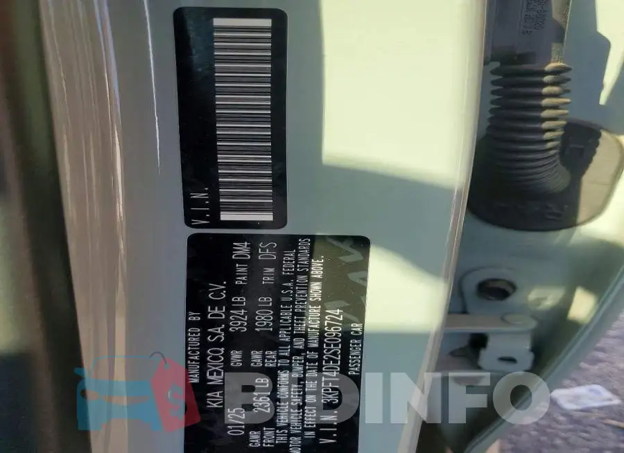 3KPFT4DE2SE096724 Photo# 13