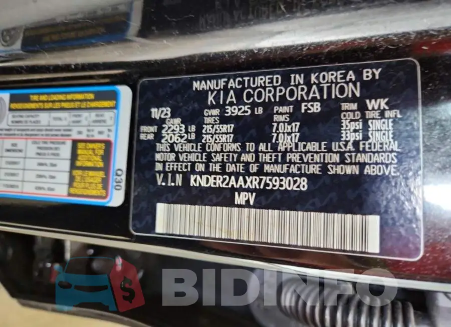 KNDER2AAXR7593028 Photo# 12