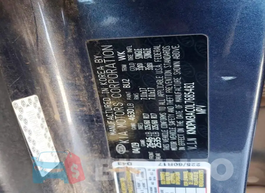 KNDPM3AC0L7685481 Photo# 12