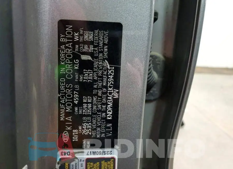 KNDPM3AC1K7594251 Photo# 12
