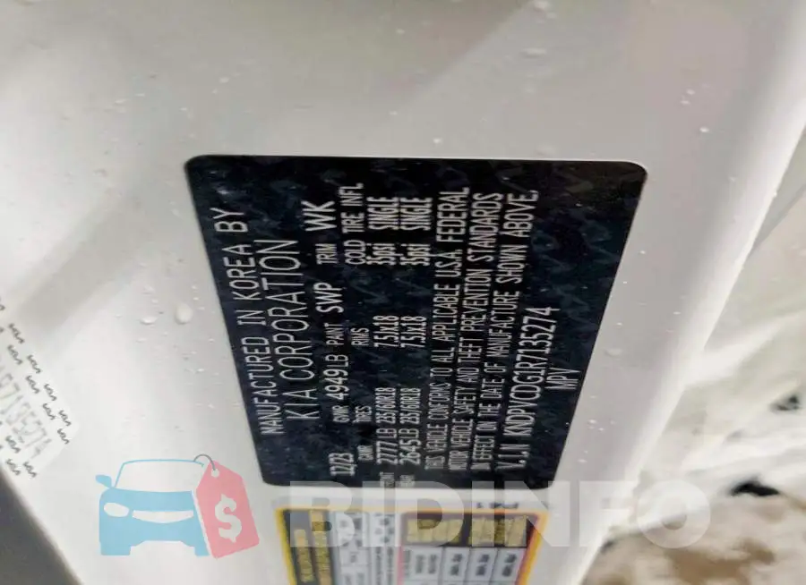 KNDPVCDG1R7135274 Photo# 13