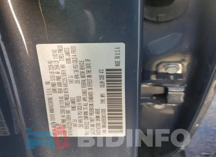 7MMVAAEW6SN131008 Photo# 14