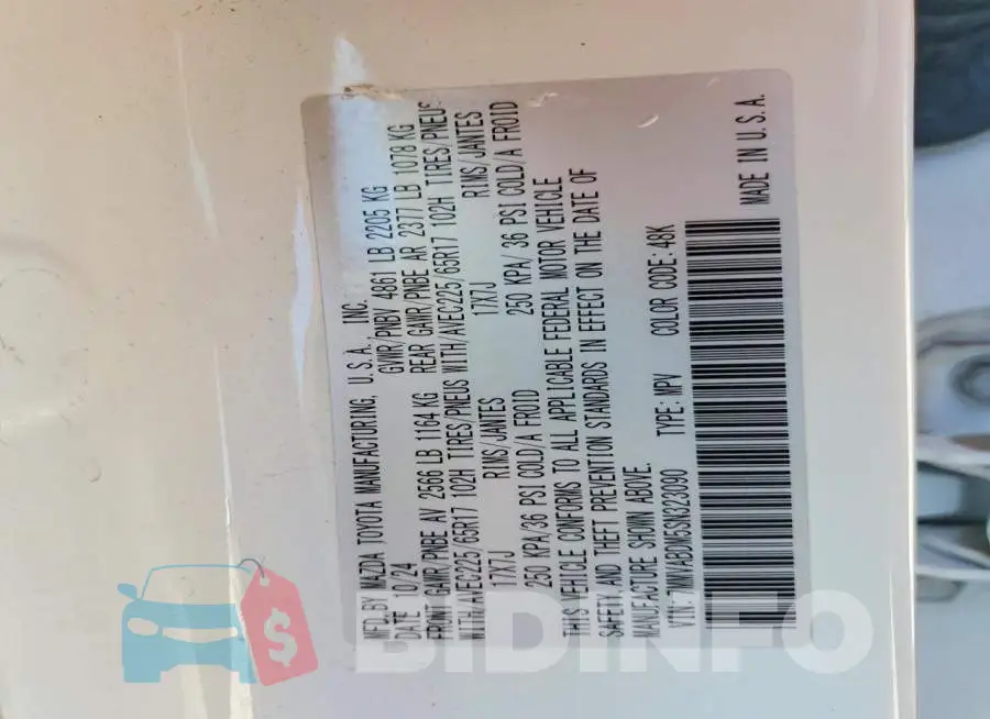 7MMVABDM5SN323090 Photo# 14