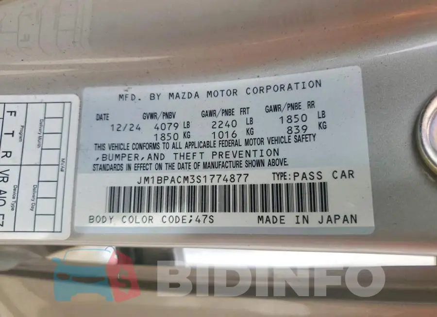 JM1BPACM3S1774877 Photo# 13