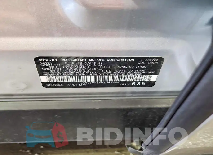 JA4J3VA84RZ082685 Photo# 14