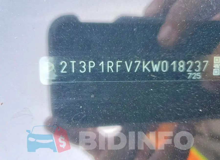 2T3P1RFV7KW018237 Photo# 12