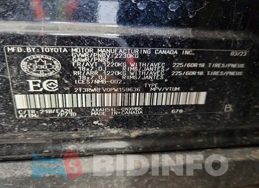 2T3RWRFV0PW159636 Photo# 13