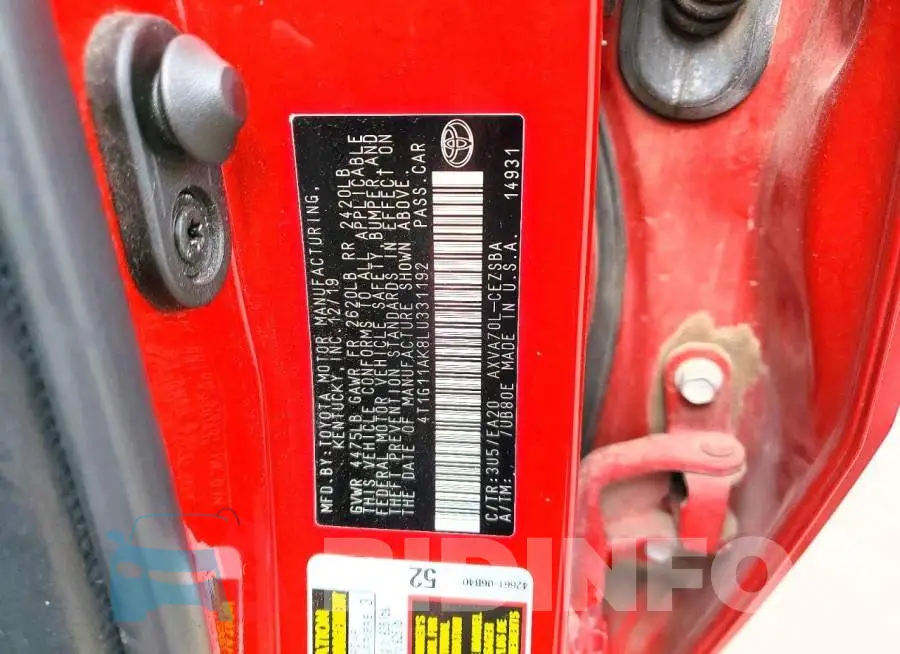 4T1G11AK8LU331192 Photo# 12