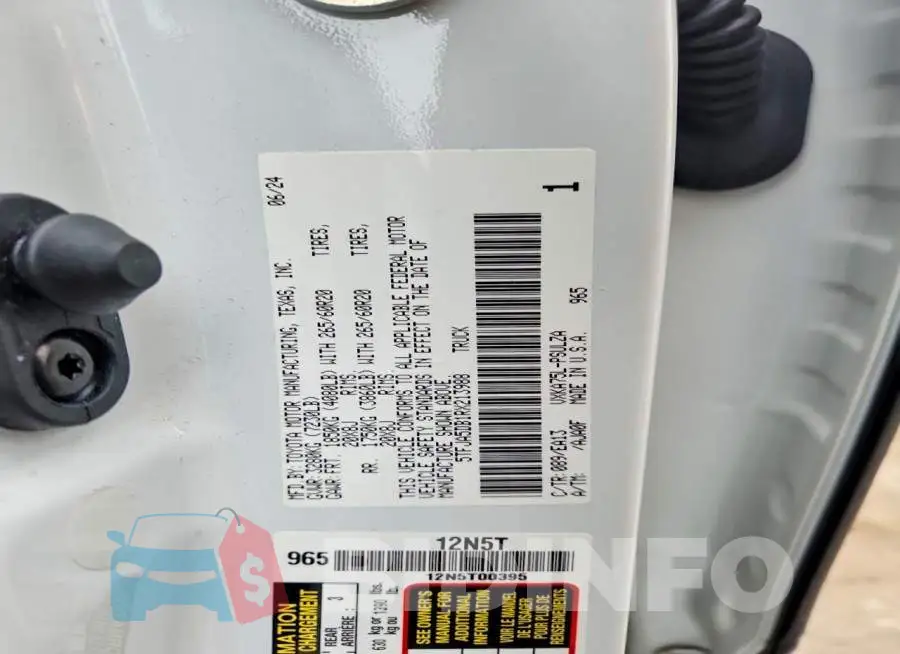 5TFJA5DB1RX213988 Photo# 12