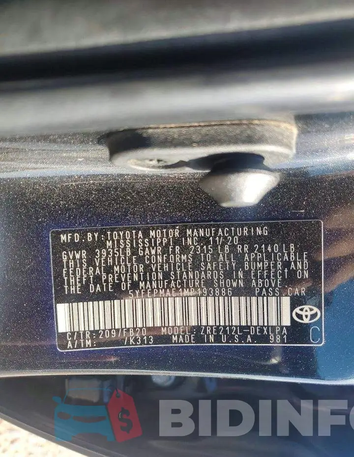 5YFEPMAE1MP193886 Photo# 12