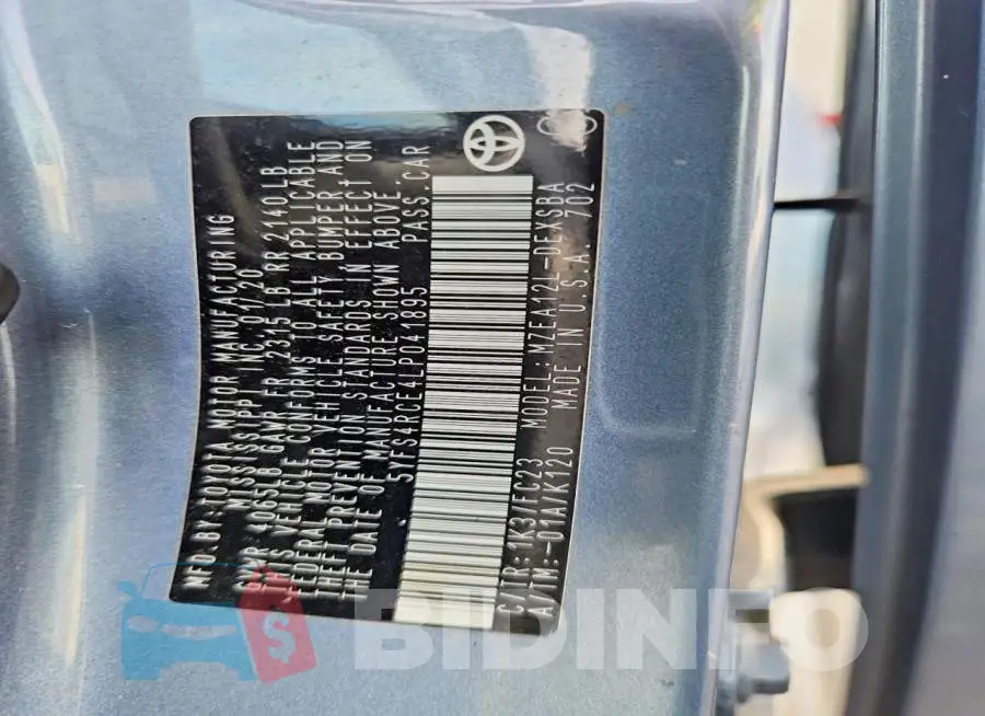 5YFS4RCE4LP041895 Photo# 13