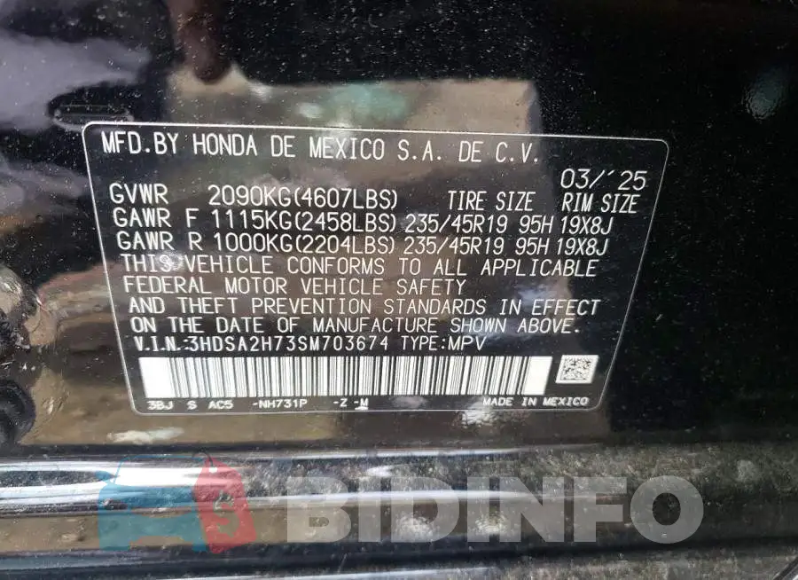 3HDSA2H73SM703674 Photo# 14