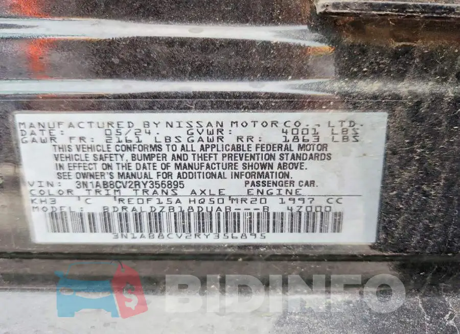 3N1AB8CV2RY356895 Photo# 12
