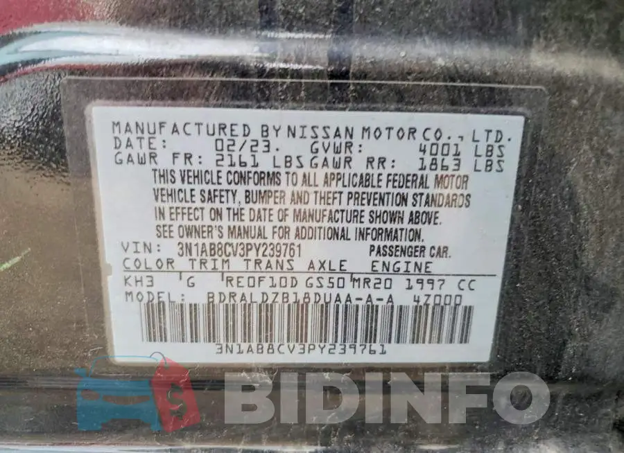 3N1AB8CV3PY239761 Photo# 13