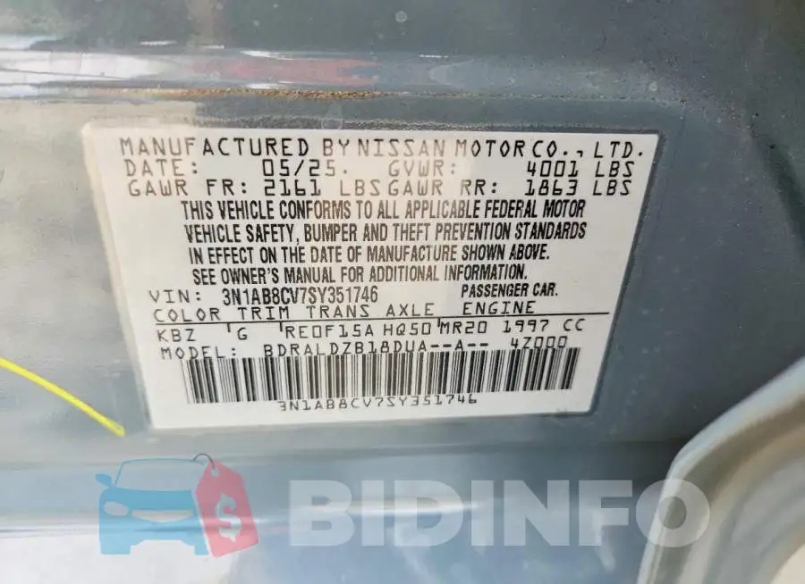 3N1AB8CV7SY351746 Photo# 12