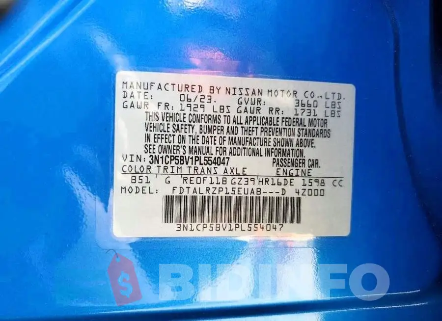 3N1CP5BV1PL554047 Photo# 12