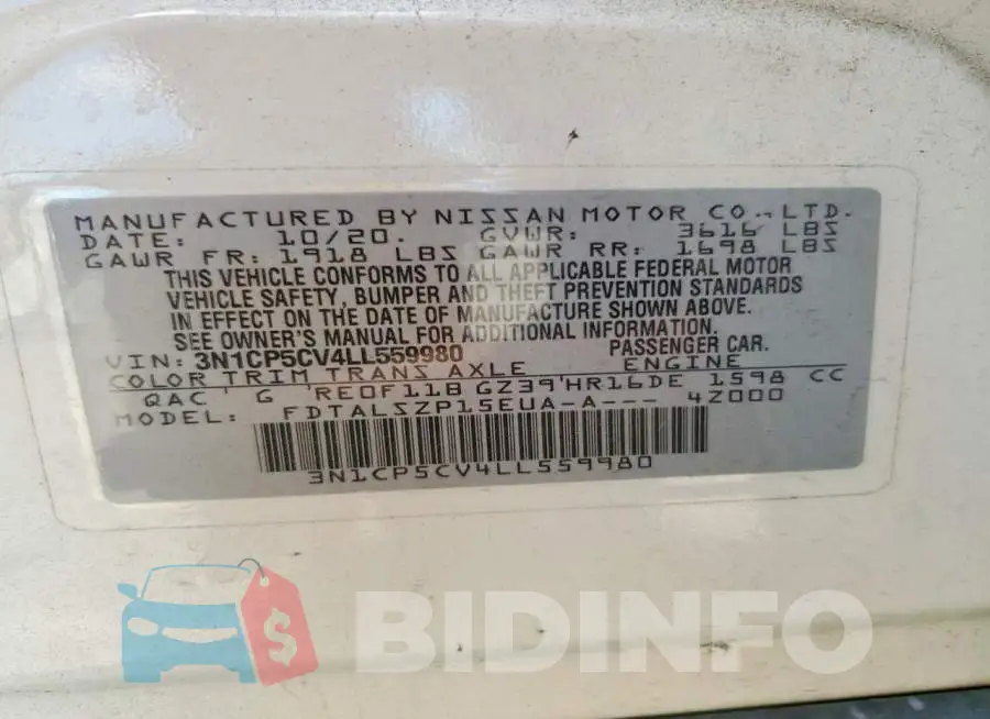 3N1CP5CV4LL559980 Photo# 13