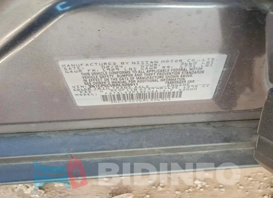 3N1CP5CV6RL526911 Photo# 12