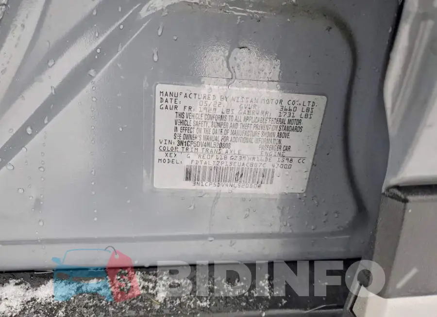3N1CP5DV4NL520808 Photo# 13