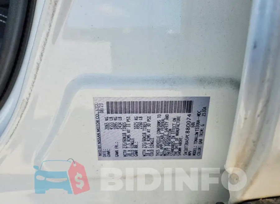 5N1BT3BA5PC880074 Photo# 13