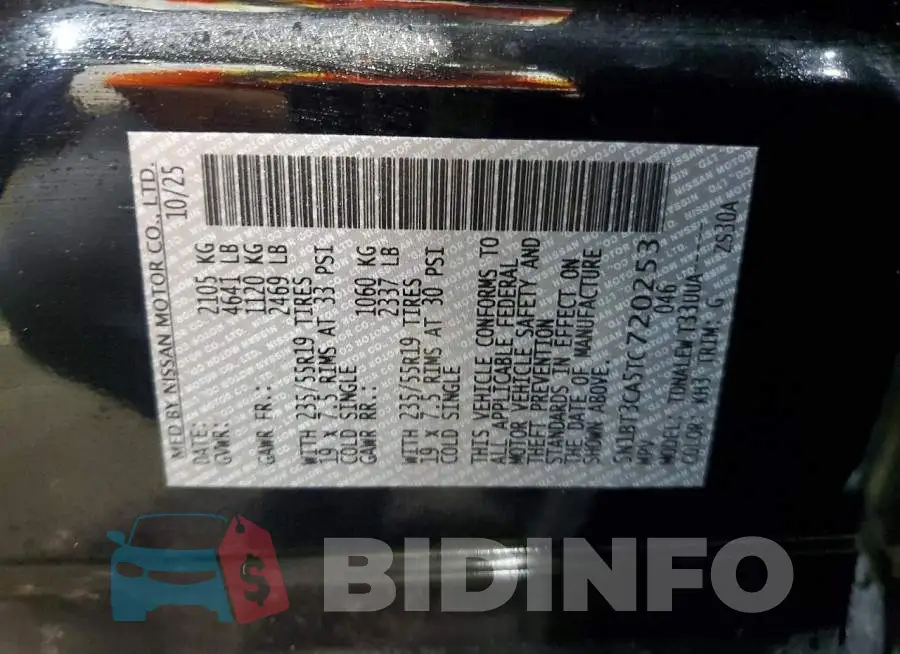 5N1BT3CA5TC720253 Photo# 14