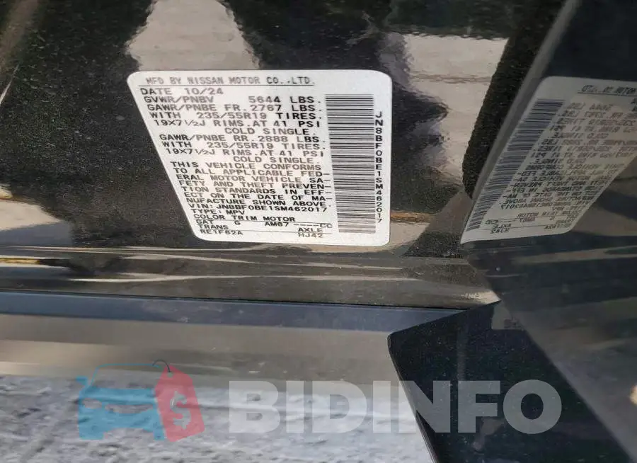 JN8BF0BE1SM462017 Photo# 13
