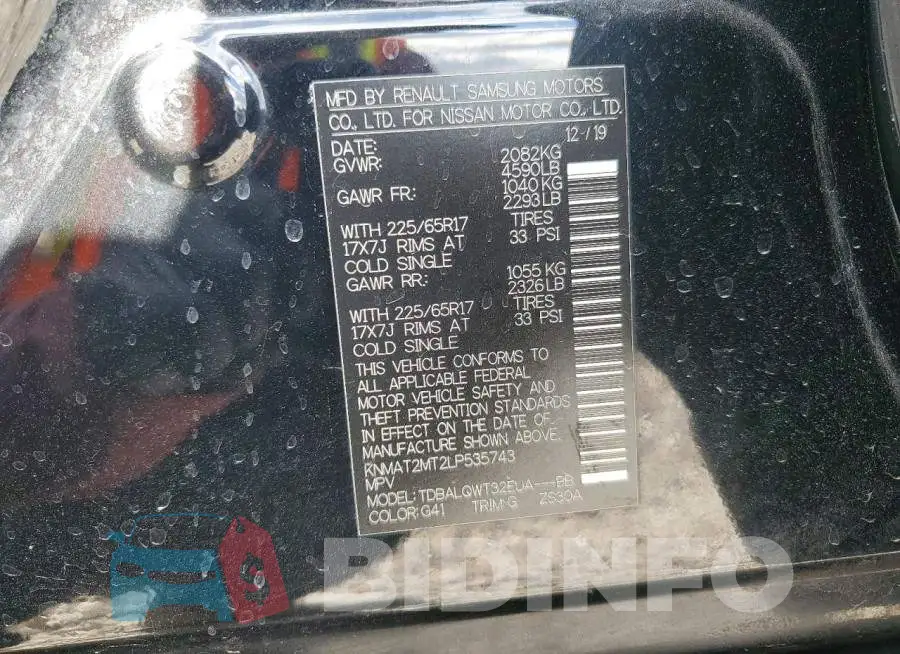 KNMAT2MT2LP535743 Photo# 13