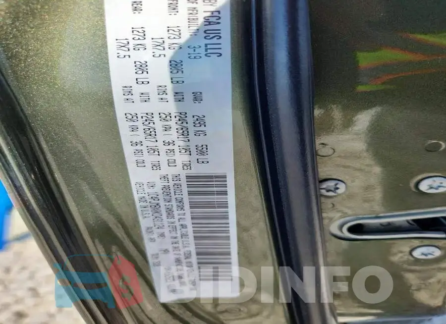 1C4PJMBX0KD431124 Photo# 14