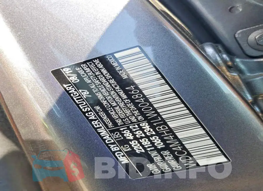 WDC4M4HB1LW004864 Photo# 14